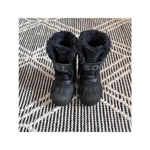 Sorel Kids Black Snow Boots, Size 9